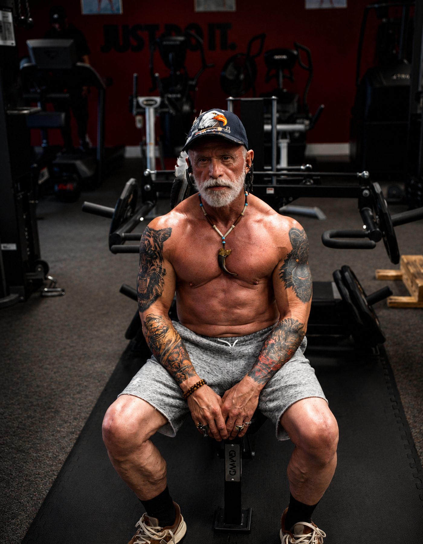 Trainer portrait, fitness photography