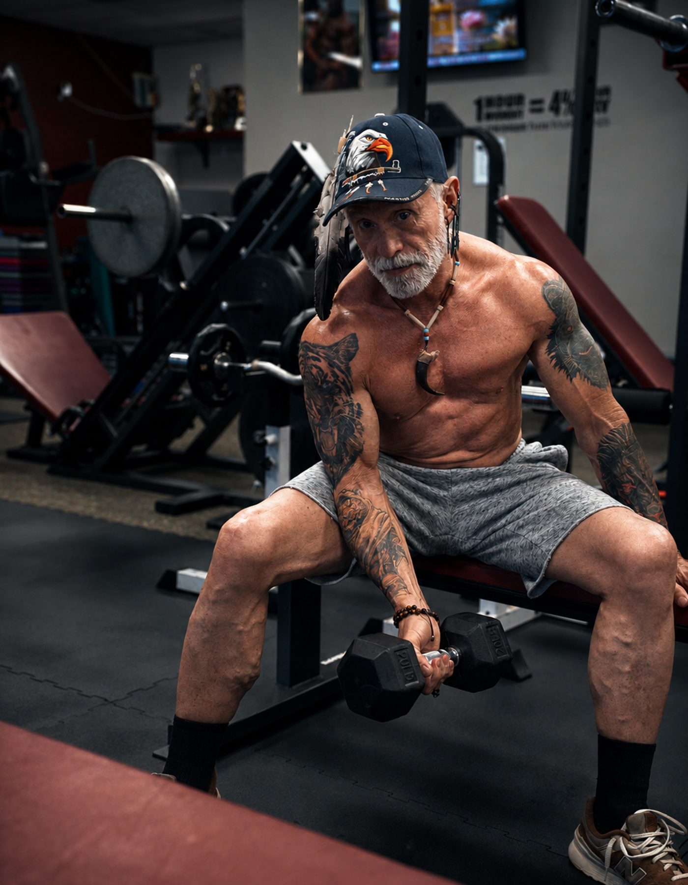 Trainer portrait, fitness photography
